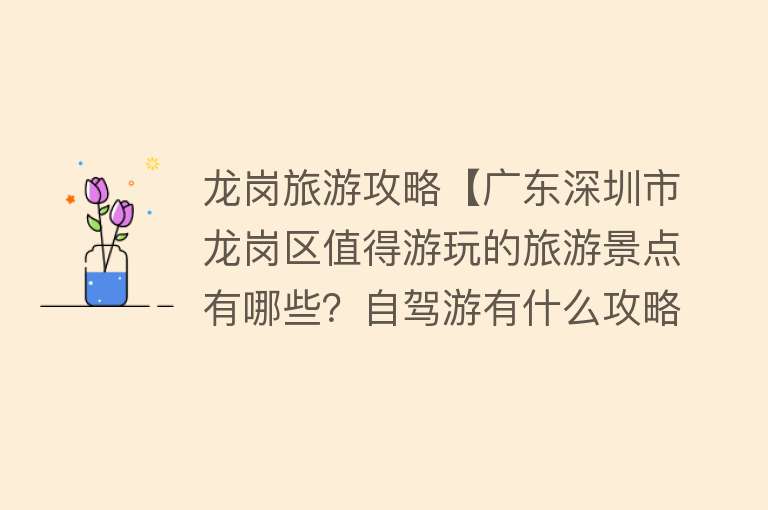 龙岗旅游攻略【广东深圳市龙岗区值得游玩的旅游景点有哪些？自驾游有什么攻略？】