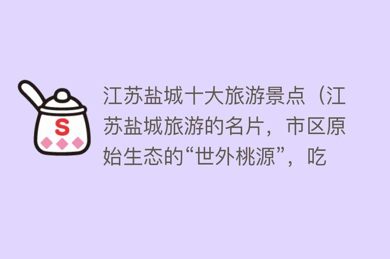 江苏盐城十大旅游景点（江苏盐城旅游的名片，市区原始生态的“世外桃源”，吃住玩全攻略）
