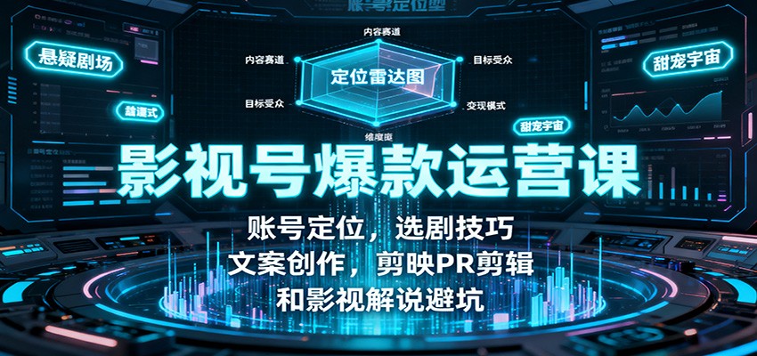 171827ew9hqhd9l25yjrqq.jpg 影视号爆款运营课:账号定位,选剧技巧,文案创作,剪映PR剪辑和影视解说避坑