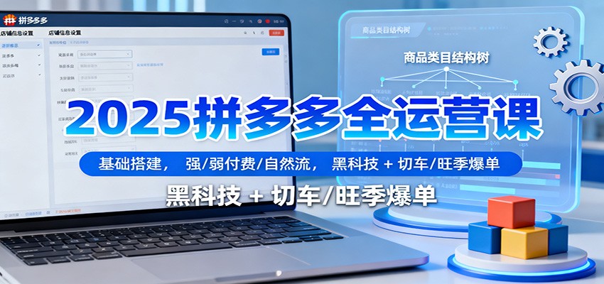 010753ac2t7vl2ueq5qll2.jpg 2025拼多多全运营课:基础搭建,强/弱付费/自然流,黑科技 + 切车/旺季爆单