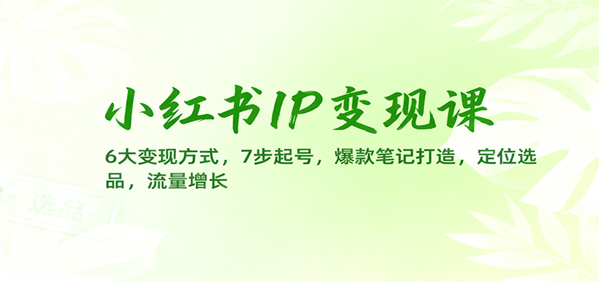 230244do0ztsvu43z5usop.jpg 小红书IP变现课:6大变现方式,7步起号,爆款笔记打造,定位选品,流量增长