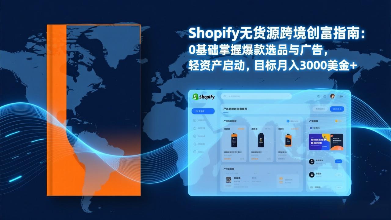 Shopify爆款打法实战:从选品到广告投放,复制爆款模型,驱动独立站月销售额破万刀