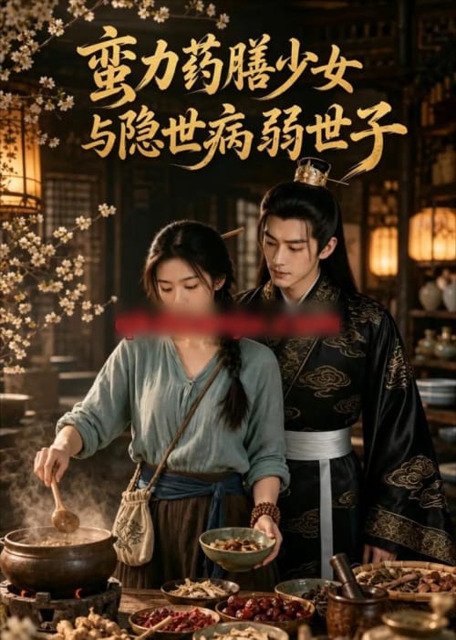 蛮力药膳少女与隐世病弱世子(62集全)AI短剧-紫橙网创项目网