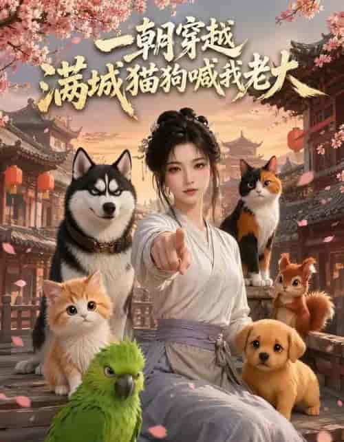 一朝穿越，满城猫狗喊我老大（103集全）AI短剧-紫橙网创项目网