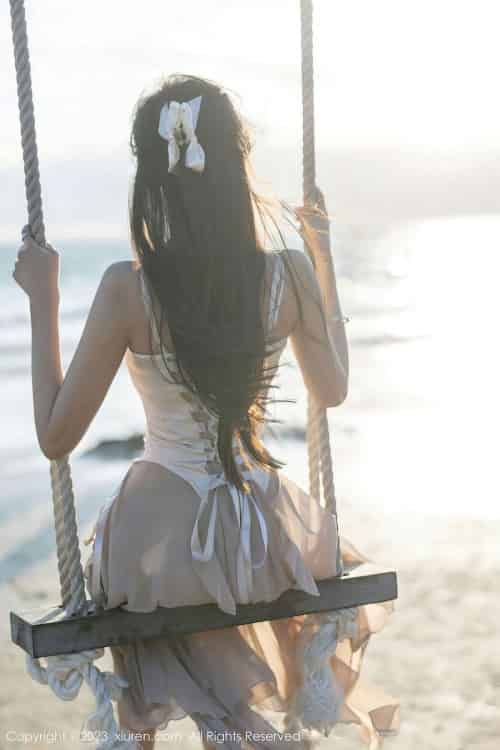[XiuRen秀人网] No.6581 女神王馨瑶yanni – 吊带长裙+肉丝海南岛旅拍-紫橙网创项目网
