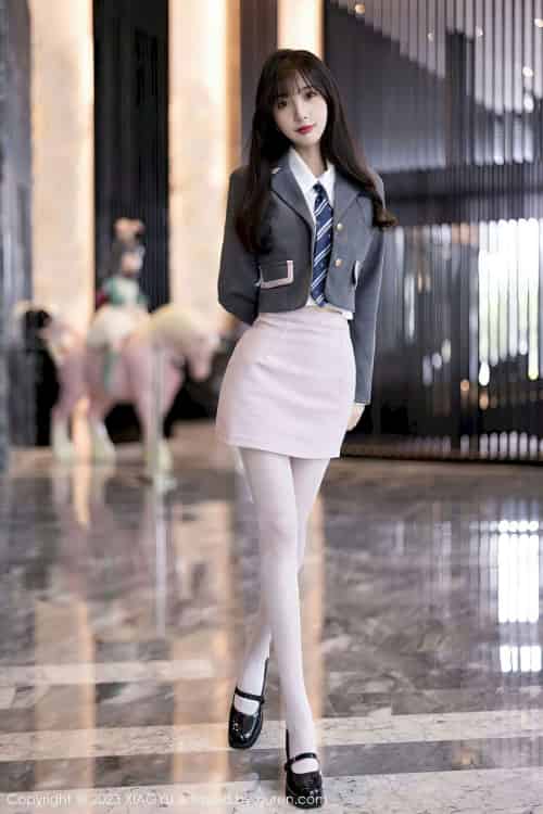 [XIAOYU语画界] VOL.996 模特林星阑 – 粉色护士服+白色丝袜性感写真