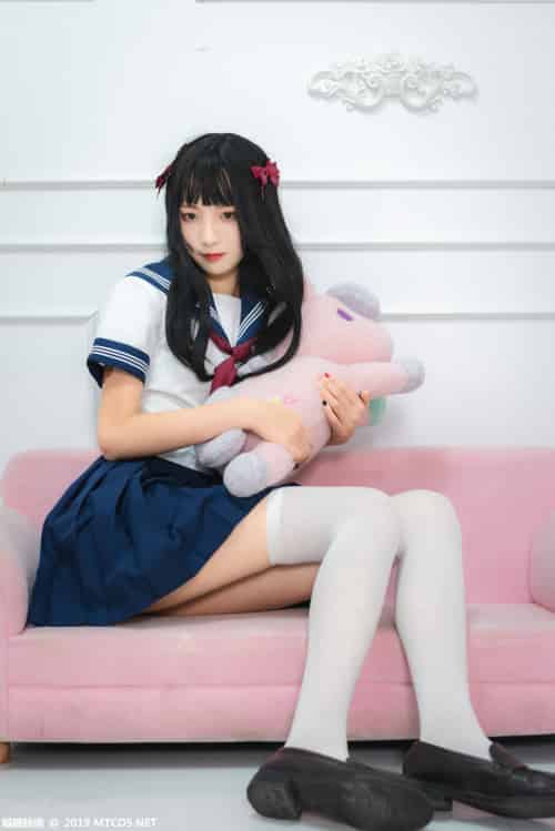 [喵糖映画]VOL.012 蓝白水手服-紫橙网创项目网