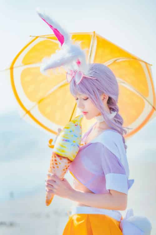 [Cosplay]桜桃喵 – 公孙离-紫橙网创项目网