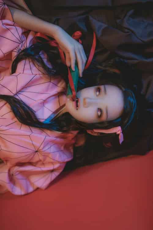 [Cosplay]桜桃喵 – 灶门祢豆子-紫橙网创项目网