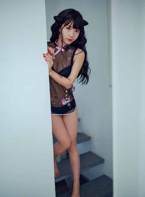 [Cosplay]黑川 – 小恶魔旗袍 