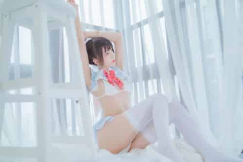 [Cosplay]桜桃喵 – 爱丽丝的兔子-紫橙网创项目网