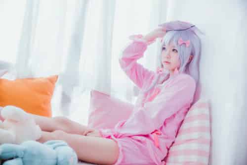 萝莉风COS 桜桃喵 – 纱雾COS-紫橙网创项目网