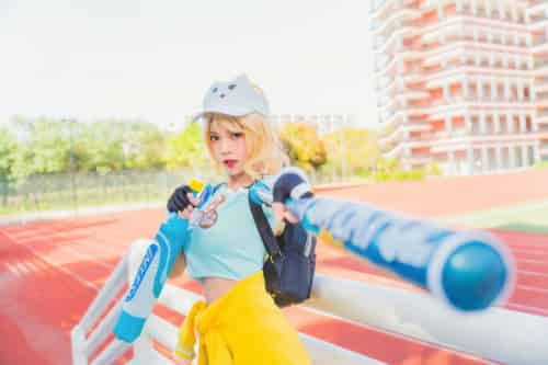 萝莉风COS 桜桃喵 – 花木兰青春决赛季 