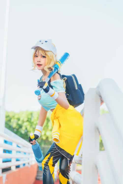 萝莉风COS 桜桃喵 – 花木兰青春决赛季 