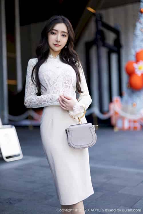 [语画界XIAOYU] Vol.936 女神王馨瑶yanni – 白色长裙+原色丝袜性感写真-紫橙网创项目网