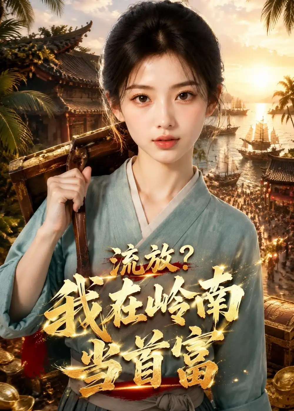 流放我在岭南当首富(47集)Ai短剧-紫橙网创项目网