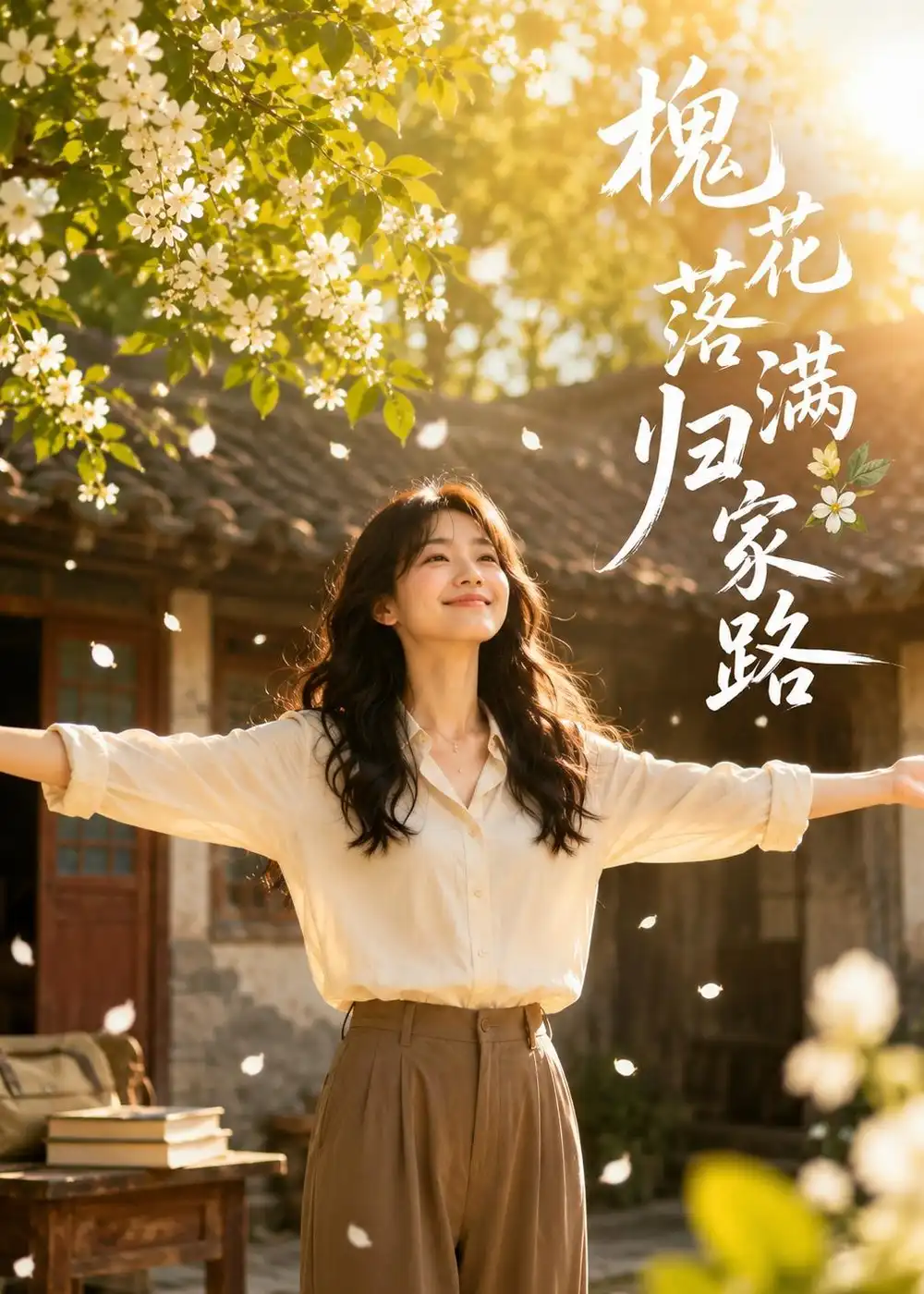 槐花落满归家路 槐花落满归家路