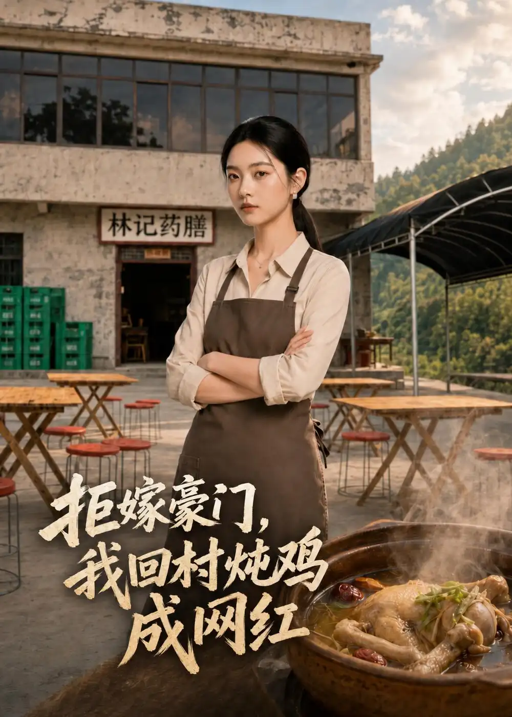 拒嫁豪门我回村炖鸡成网红(70集)AI短剧-紫橙网创项目网