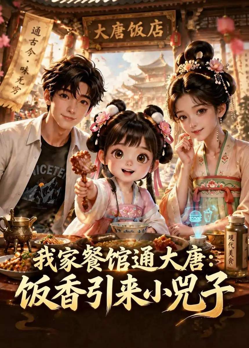 我家餐馆通大唐饭香引来小兕子 - 紫橙阁短剧