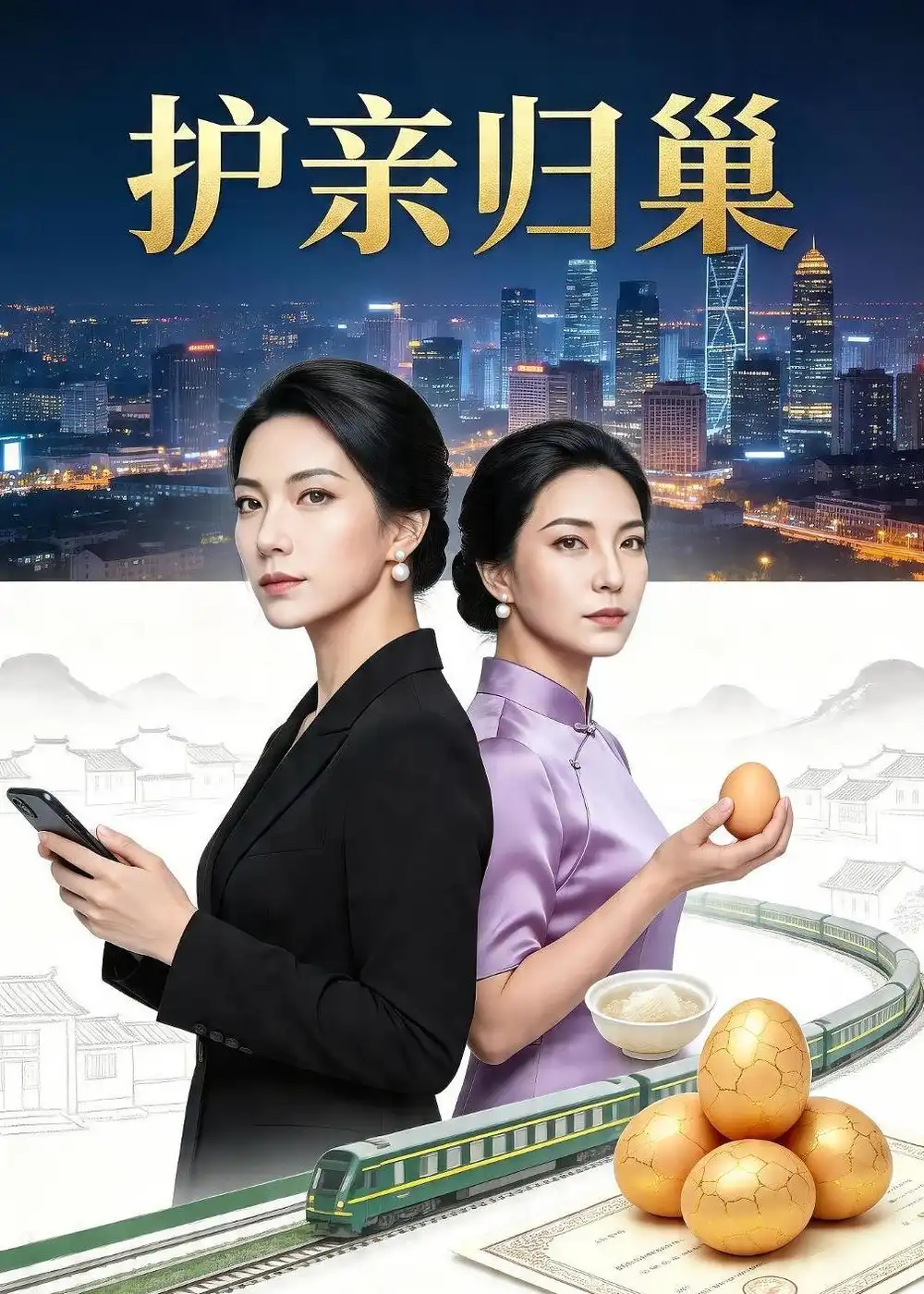 护亲归巢(23集)AI短剧-紫橙网创项目网