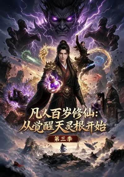 凡人百岁修仙从觉醒天灵根开始第三季（80集） - 紫橙阁短剧