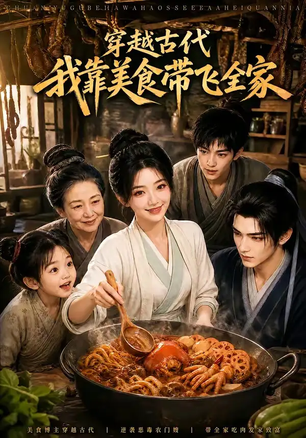 穿越古代我靠美食带飞全家（100集） - 紫橙阁短剧