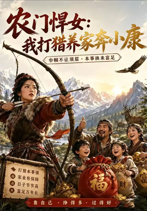 农门悍女_我打猎养家奔小康（70集） - 紫橙阁短剧