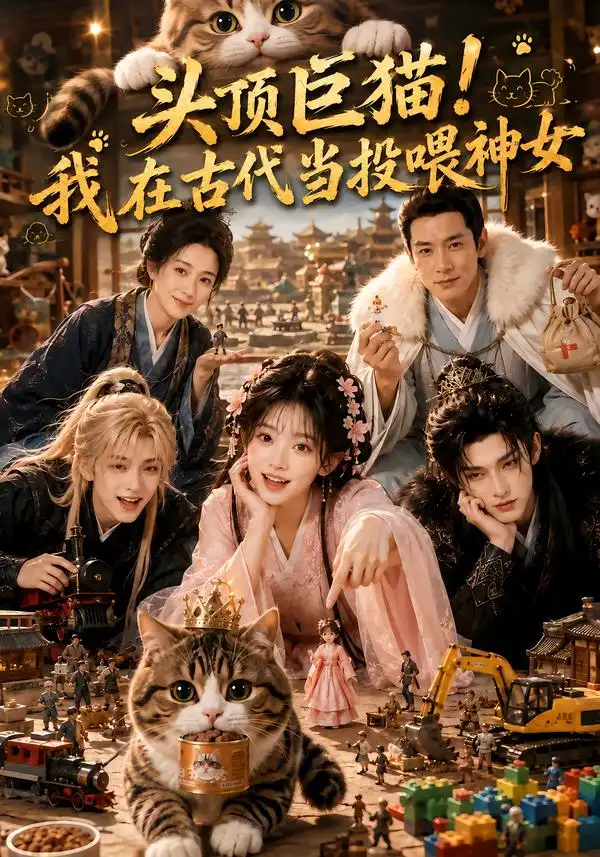 头顶巨猫我在古代当投喂神女（80集） - 紫橙阁短剧