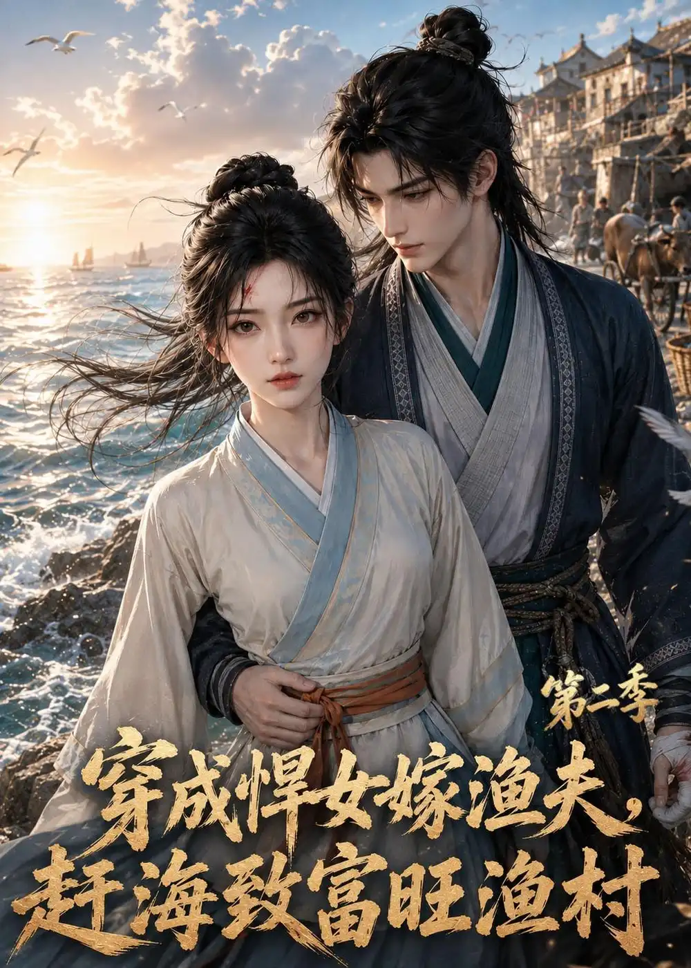 穿成悍女嫁渔夫赶海致富旺渔村第二季（52集） - 紫橙阁短剧
