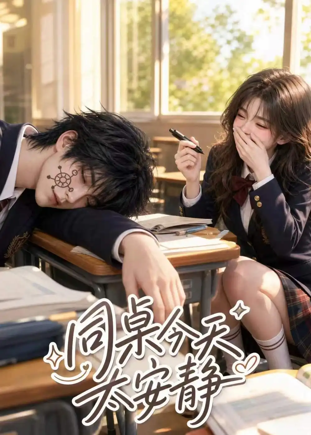同桌今天太安静（38集）-紫橙网创项目网
