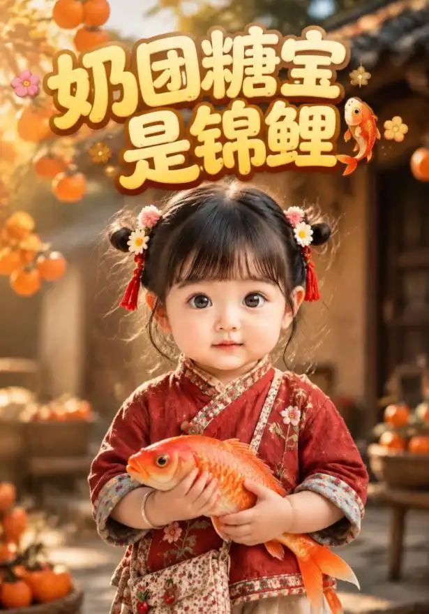 奶团糖宝是锦鲤(134集)AI短剧-紫橙网创项目网