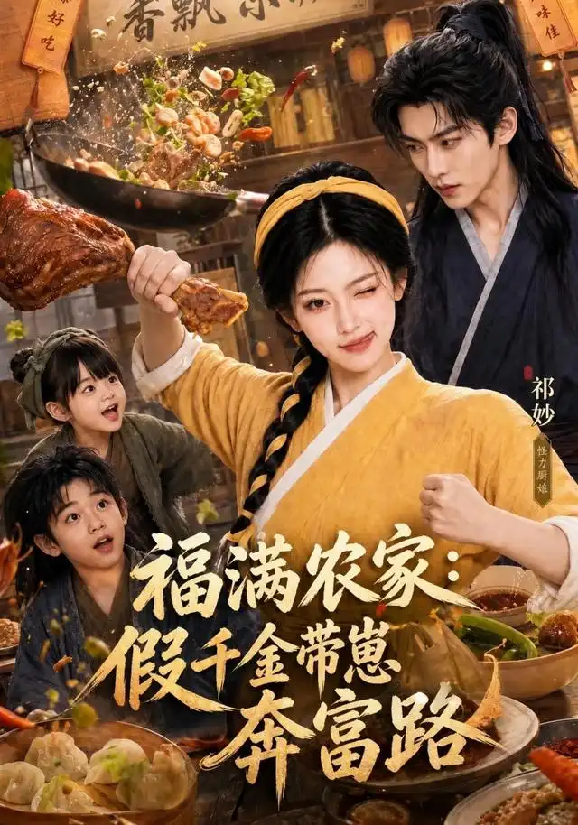 福满农家假千金带崽奔富路(177集)AI短剧-紫橙网创项目网