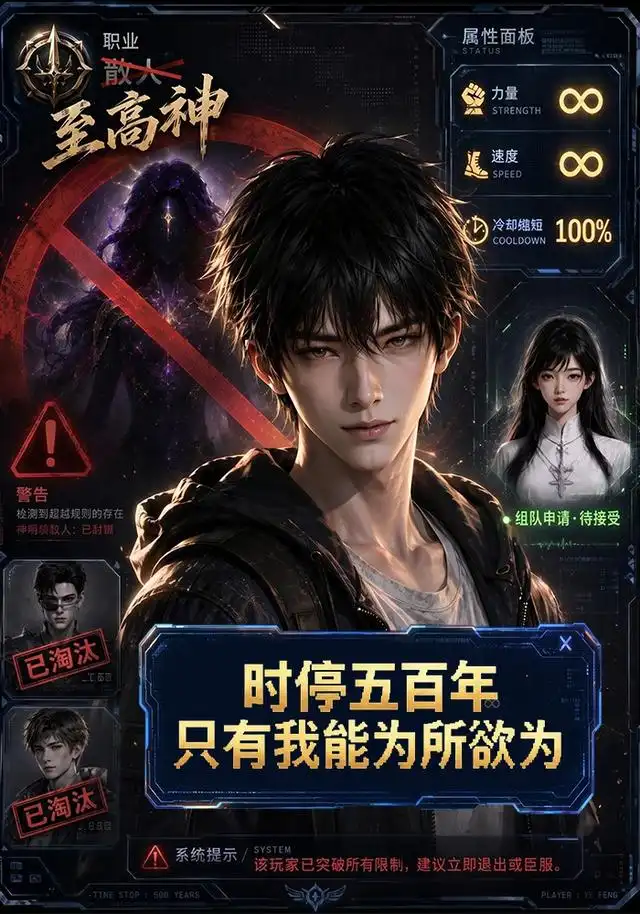 时停五百年只有我能为所欲为(75集)AI短剧-紫橙网创项目网