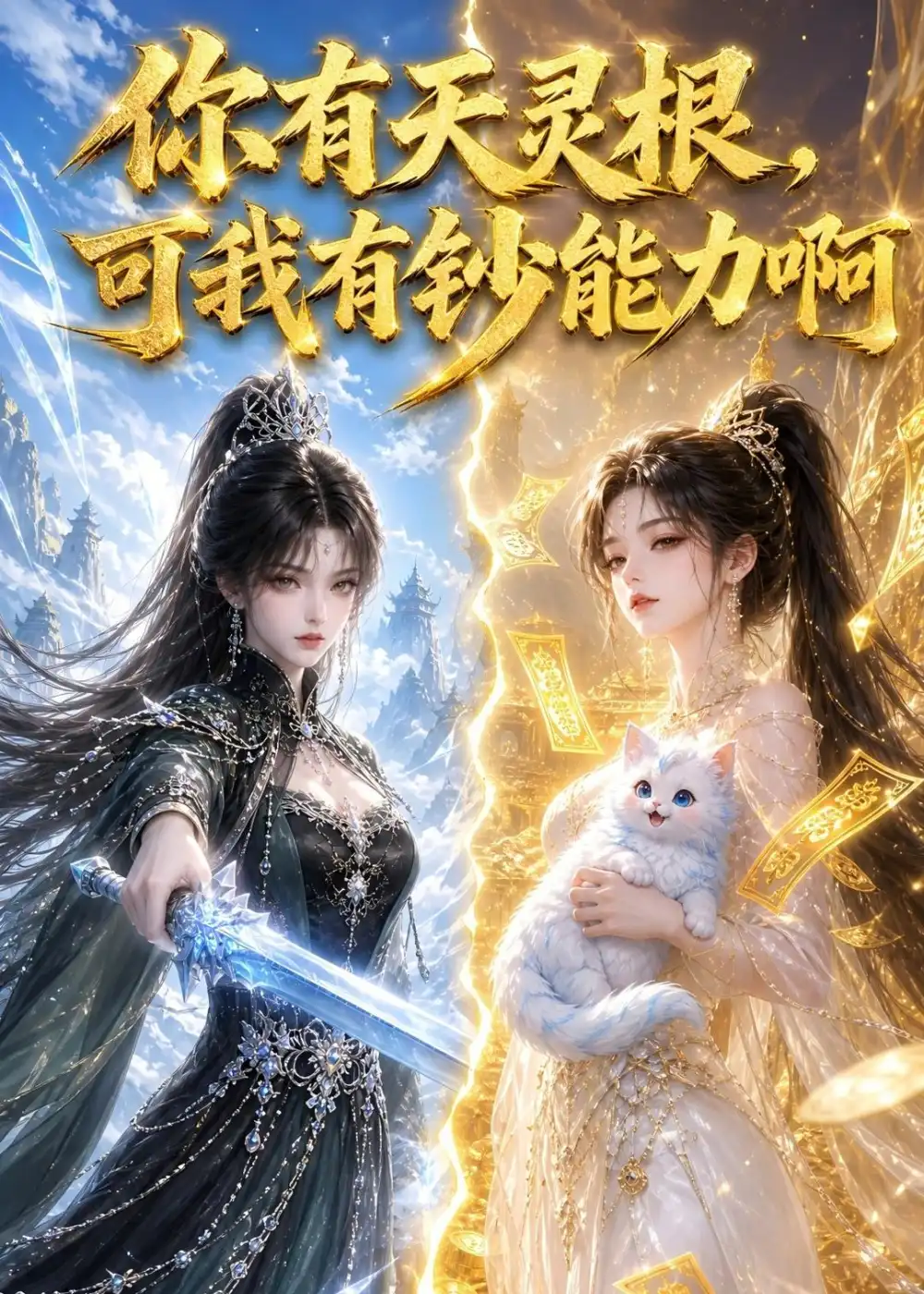 你有天灵根可我有钞能力呀（56集） - 紫橙阁短剧