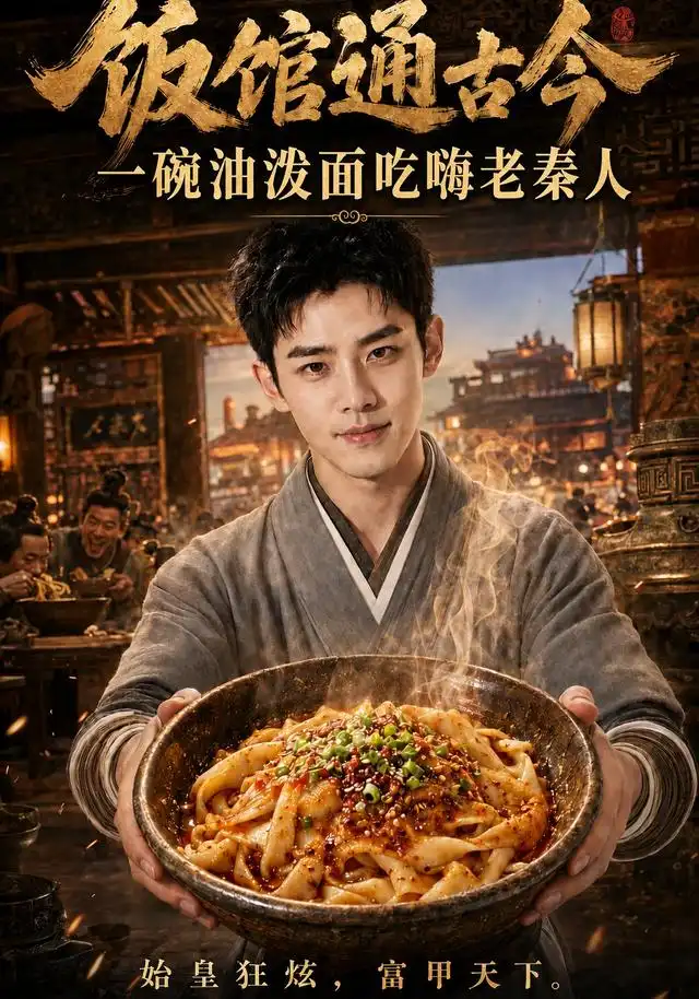 饭馆通古今一碗油泼面吃嗨老秦人(85集)AI短剧-紫橙网创项目网