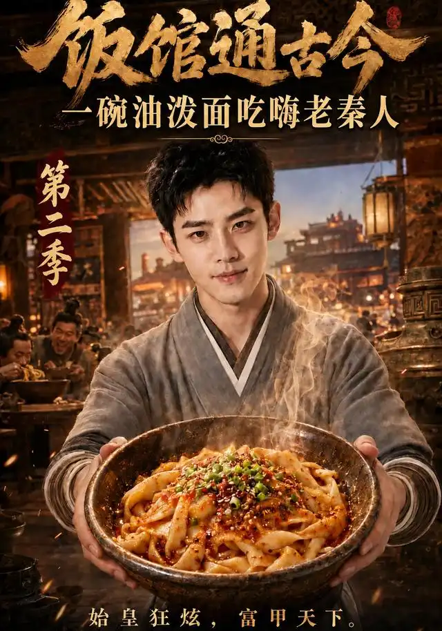 饭馆通古今一碗油泼面吃嗨老秦人第二季(110集)AI短剧-紫橙网创项目网