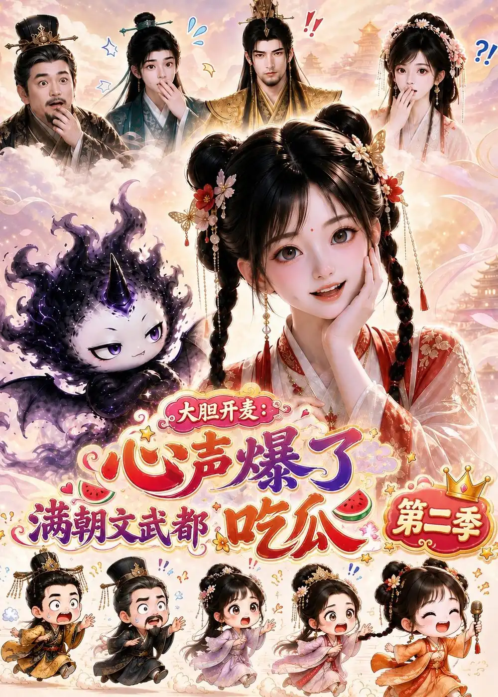 大胆开麦心声爆了满朝文武都吃瓜第二季（100集） - 紫橙阁短剧