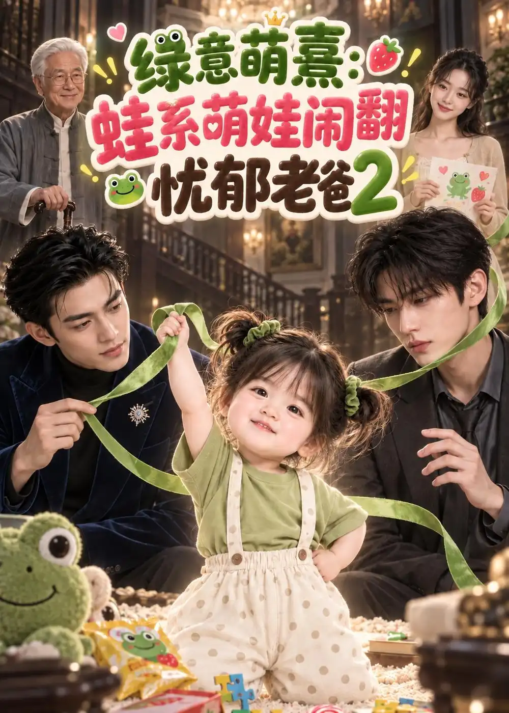 绿意萌熹蛙系萌娃闹翻忧郁老爸2（123集）-紫橙网创项目网