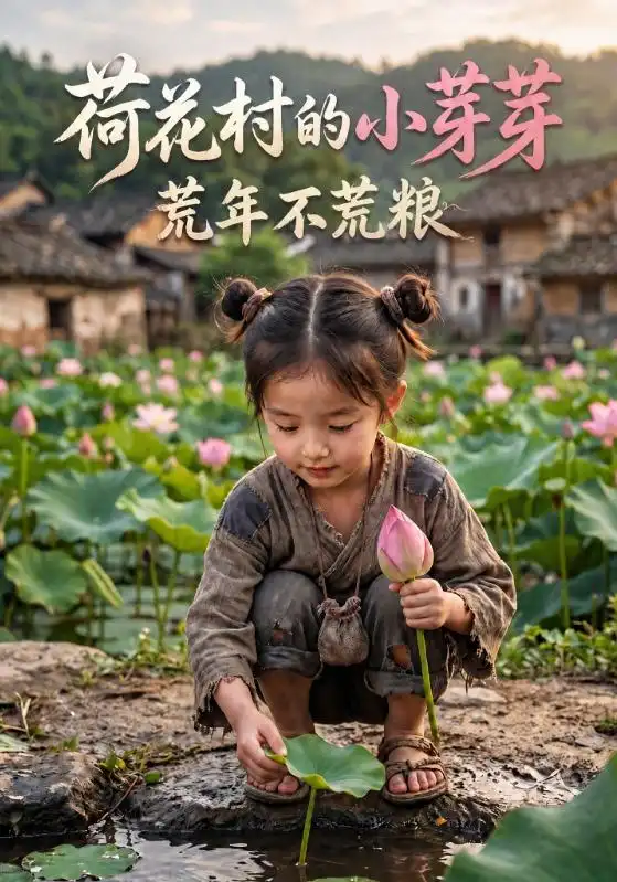 荷花村的小芽芽荒年不荒粮（136集）-紫橙网创项目网