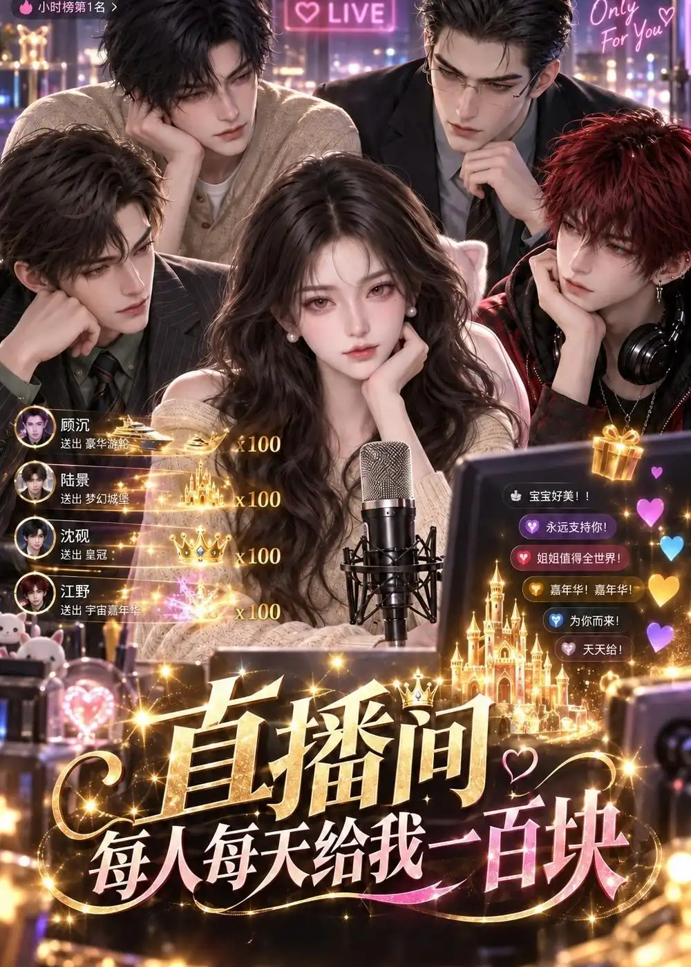 直播间每人每天给我一百块（109集）-紫橙网创项目网