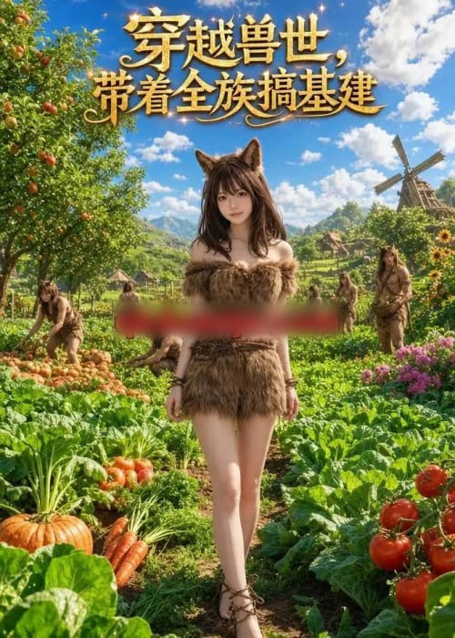 穿越兽世,带着全族搞基建(128集全)AI短剧-紫橙网创项目网