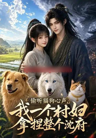 偷听猫狗心声,我一个村妇拿捏整个沈府(34集全)AI短剧-紫橙网创项目网