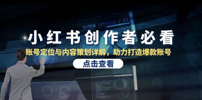 小红书创作者必看：账号定位与内容策划详解，助力打造爆款账号 - 中创网