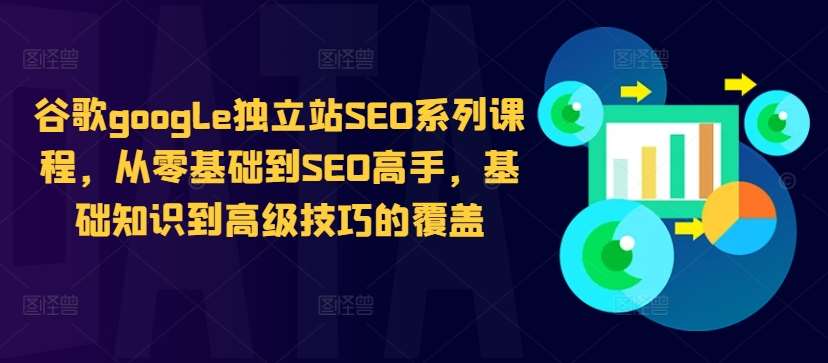 谷歌google独立站SEO系列课程，从零基础到SEO高手，基础知识到高级技巧的覆盖 - 冒泡网赚