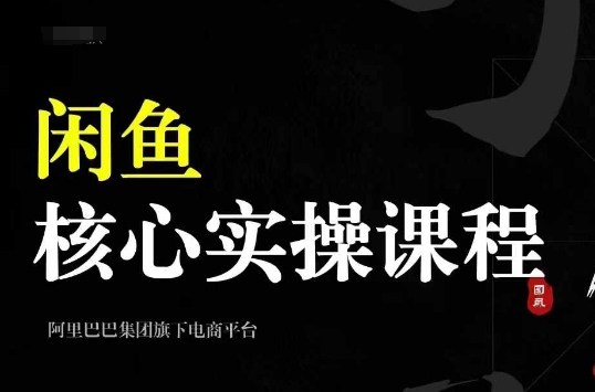 2024闲鱼核心实操课程，从养号、选品、发布、销售，教你做一个出单的闲鱼号 - 冒泡网赚