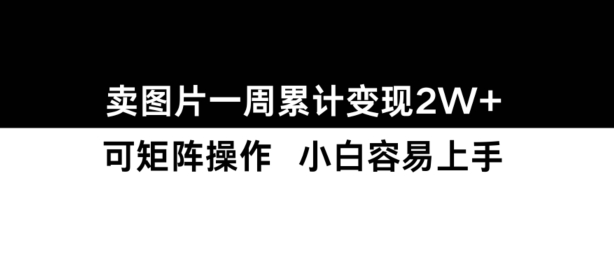 小红书【卖图片】一周累计变现2W+小白易上手 - 冒泡网赚