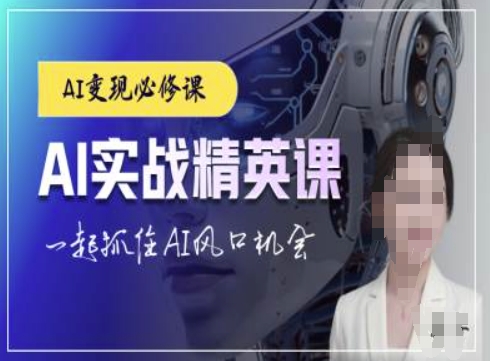 AI实战精英课，chatgptAI实战教程，一起抓住AI风口的机会 - 冒泡网赚
