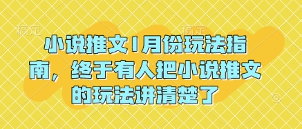 小说推文1月份玩法指南，终于有人把小说推文的玩法讲清楚了! - 冒泡网赚