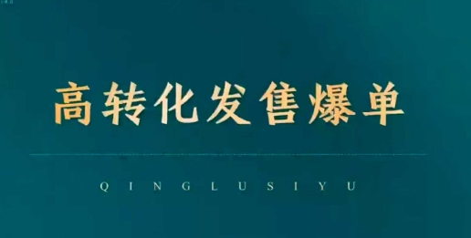 高转化发售爆单，引爆私域成交，打破运营全链 - 冒泡网赚