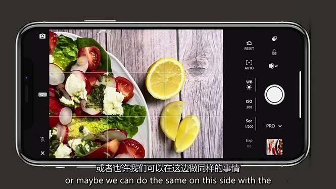 iPhone 美食摄影-掌握美食摄影造型-构图和编辑艺术-21节课-中英字幕 - 福缘创业网